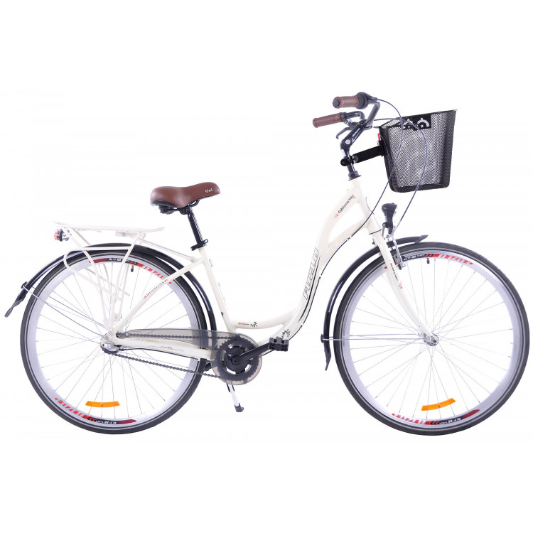 Mestský bicykel 28 Fuzlu California 3S Hliníkový Krémový